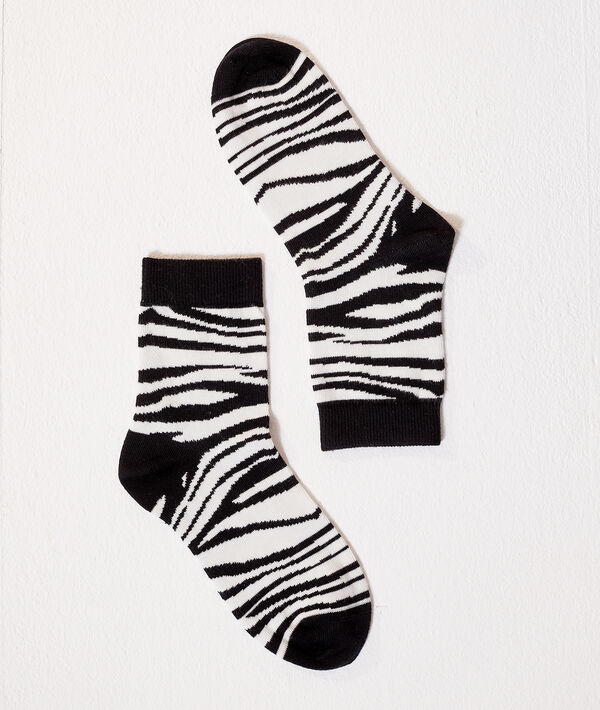 Chaussettes zèbre Chaussettes zèbre