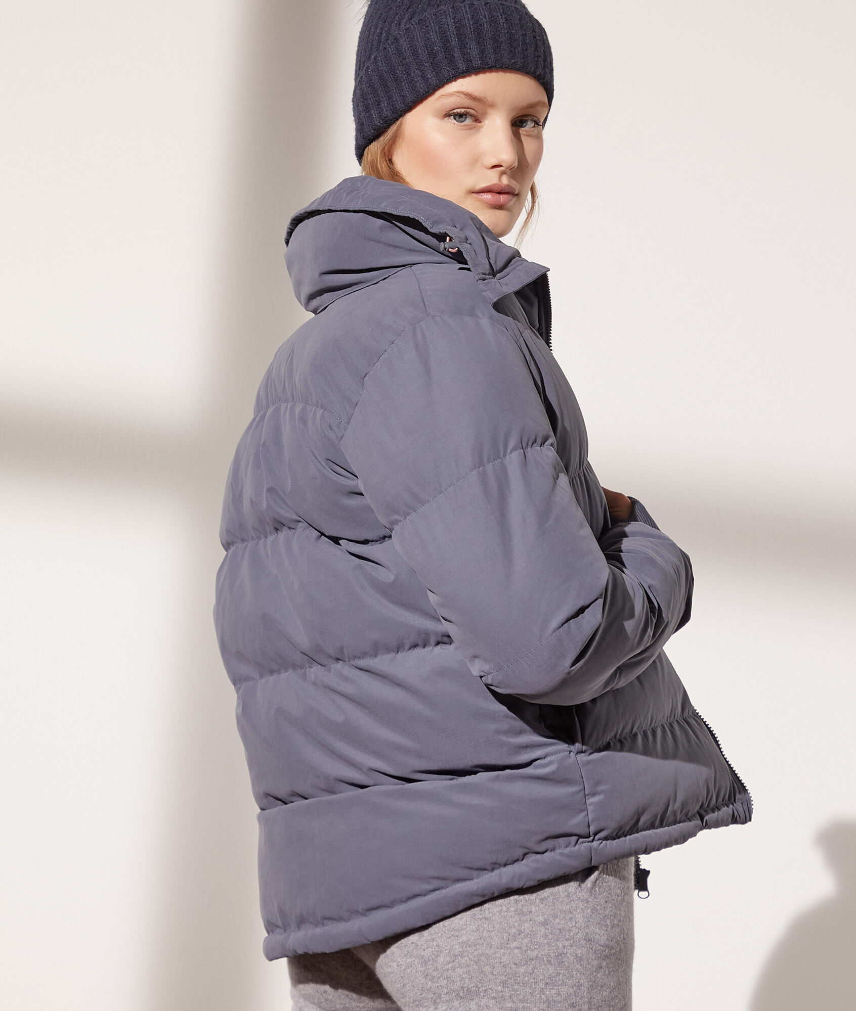 blouson moto capuche