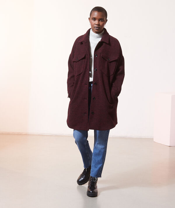 Manteau surchemise mi-long Manteau surchemise mi-long