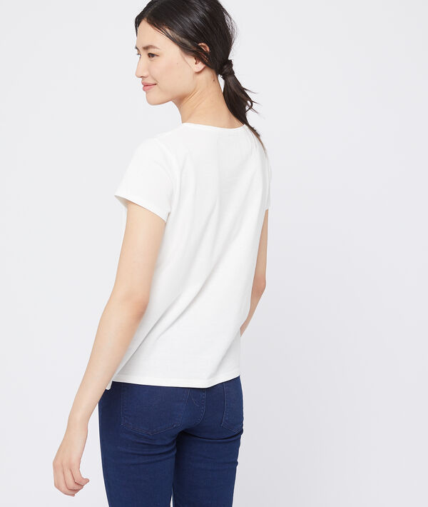 T-shirt col rond en coton T-shirt col rond en coton