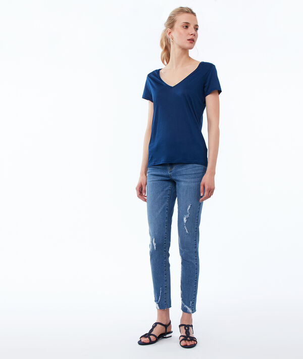T-shirt uni col V T-shirt uni col V