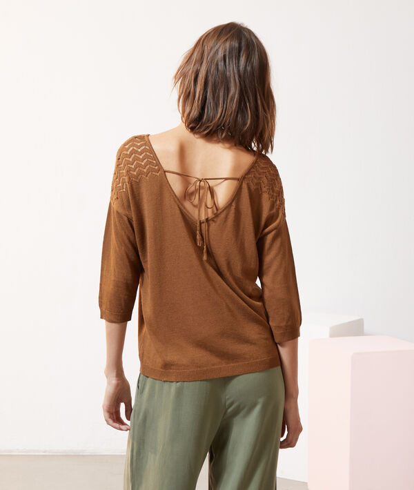 Pull en maille ajourée Pull en maille ajourée
