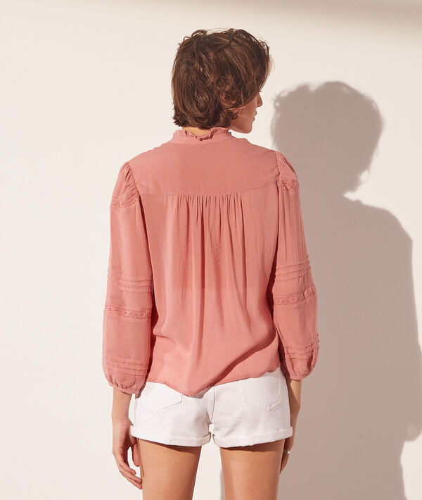 Chemise avec détails en dentelle Chemise avec détails en dentelle