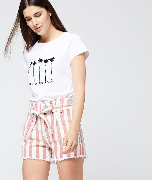 Short à larges rayures Short à larges rayures