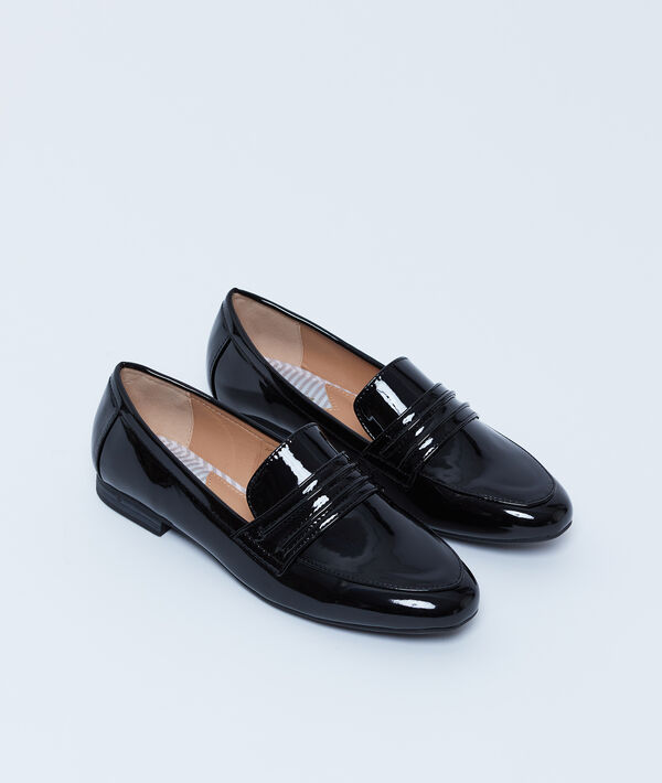 Mocassins vernis - LINA - 36 - Noir - Femme - Etam