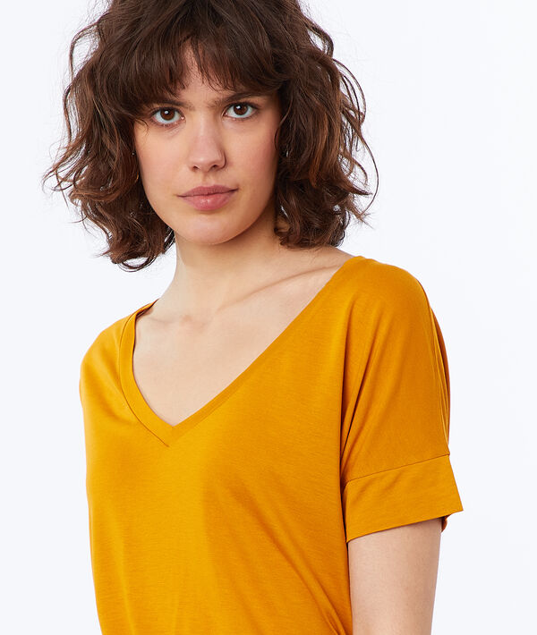 T-shirt uni col V T-shirt uni col V