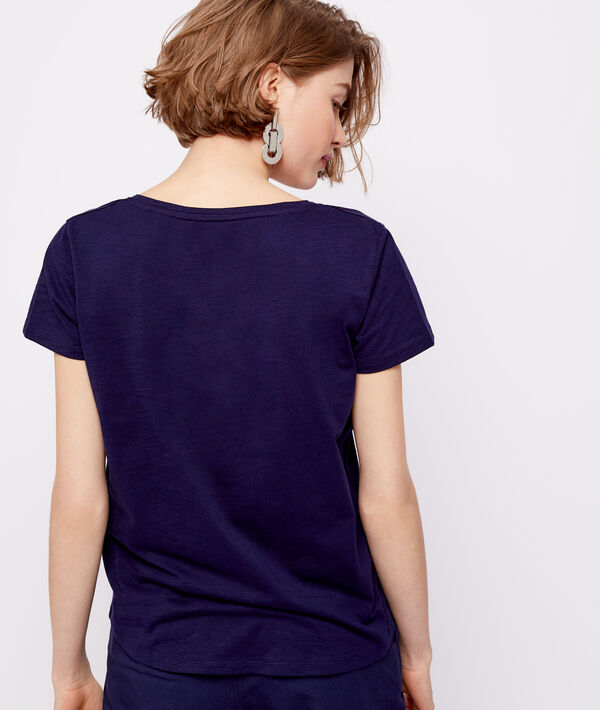 T-shirt col v 100% coton bio T-shirt col v 100% coton bio