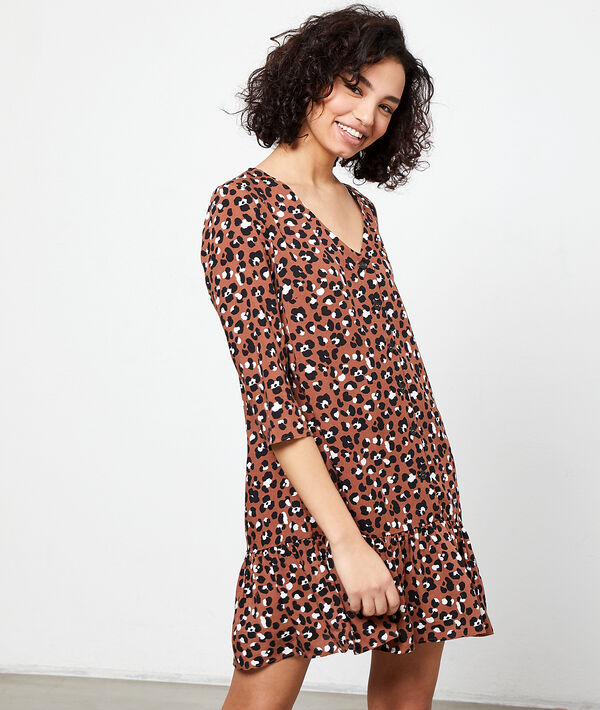 Robe fluide imprimé léopard Robe fluide imprimé léopard