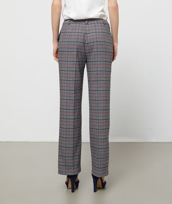 Pantalon large à carreaux Pantalon large à carreaux