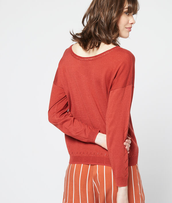 Pull col v en maille fine Pull col v en maille fine