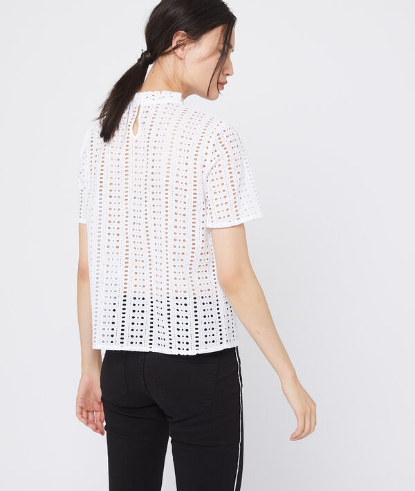 Blouse ajourée en guipure Blouse ajourée en guipure