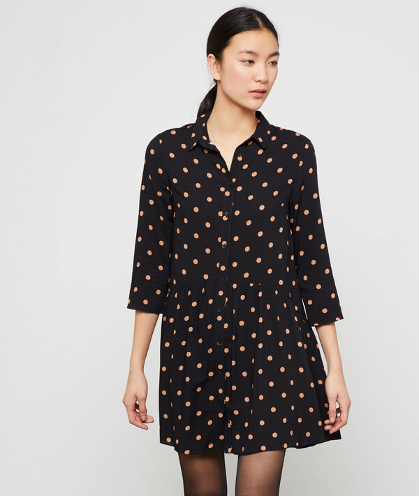 Robe chemise à pois Robe chemise à pois