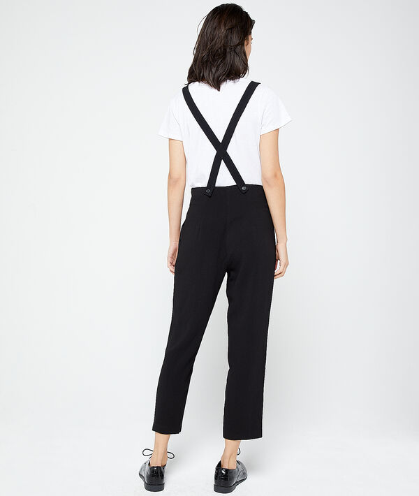 Pantalon large à bretelles Pantalon large à bretelles