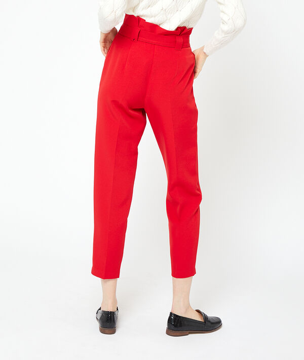Pantalon carotte ceinturé Pantalon carotte ceinturé