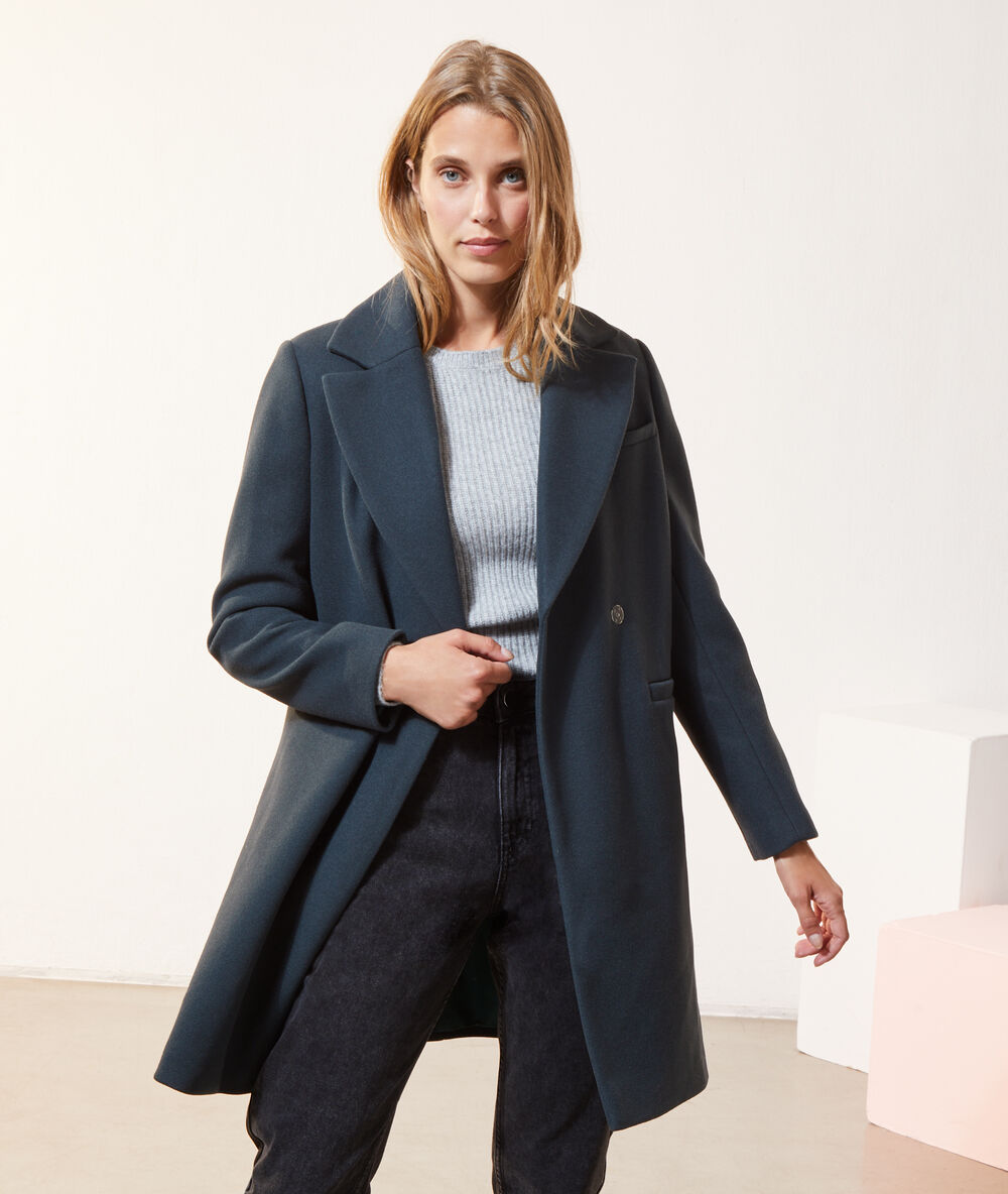 Manteau droit sapin.