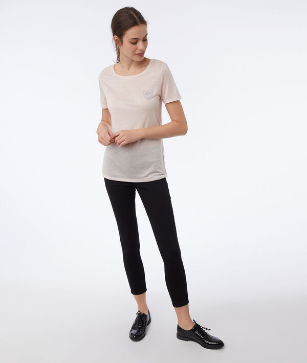 T shirt avec broderie T shirt avec broderie