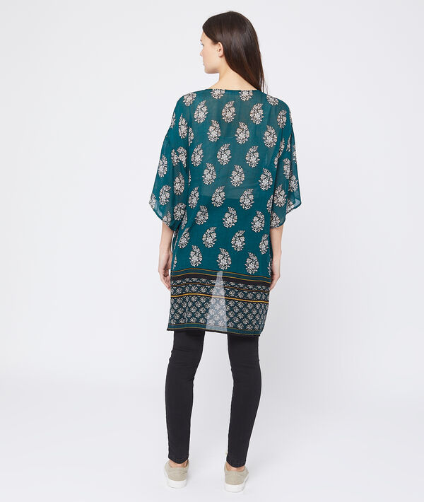 Kimono à motifs fleuris Kimono à motifs fleuris