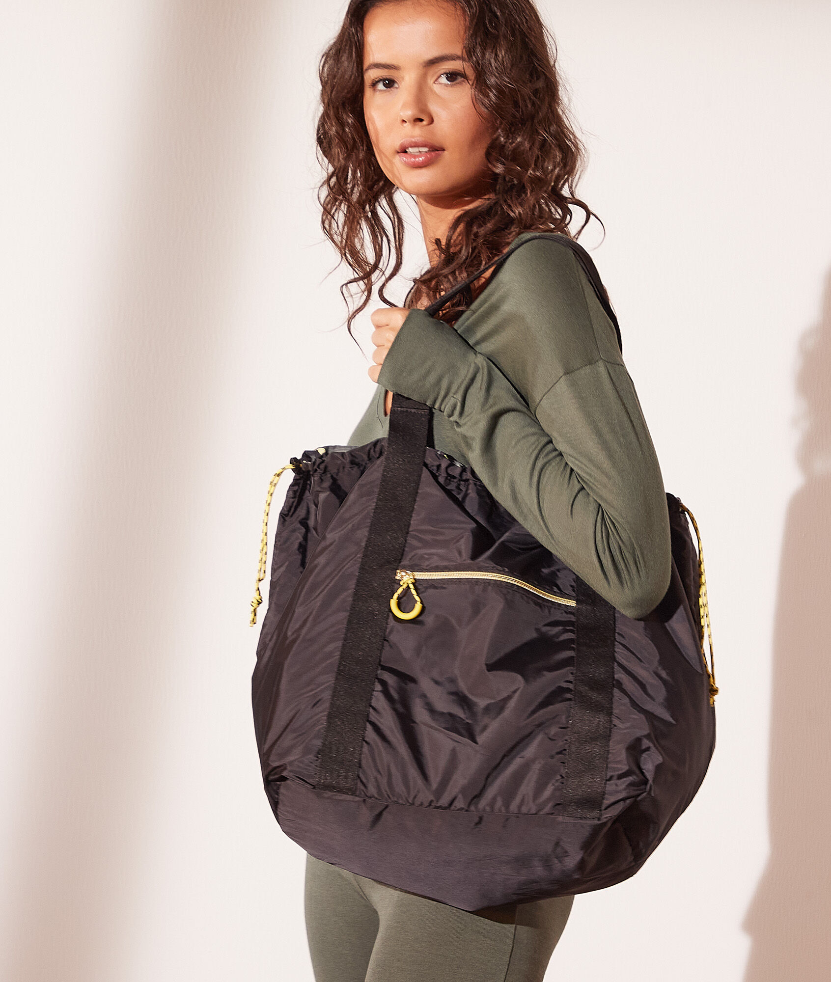 Sac de sport léopard - Emi - TU - Vert - Femme - Etam
