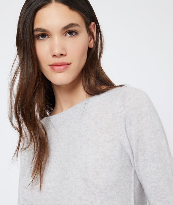 Pull col bateau en cachemire Pull col bateau en cachemire