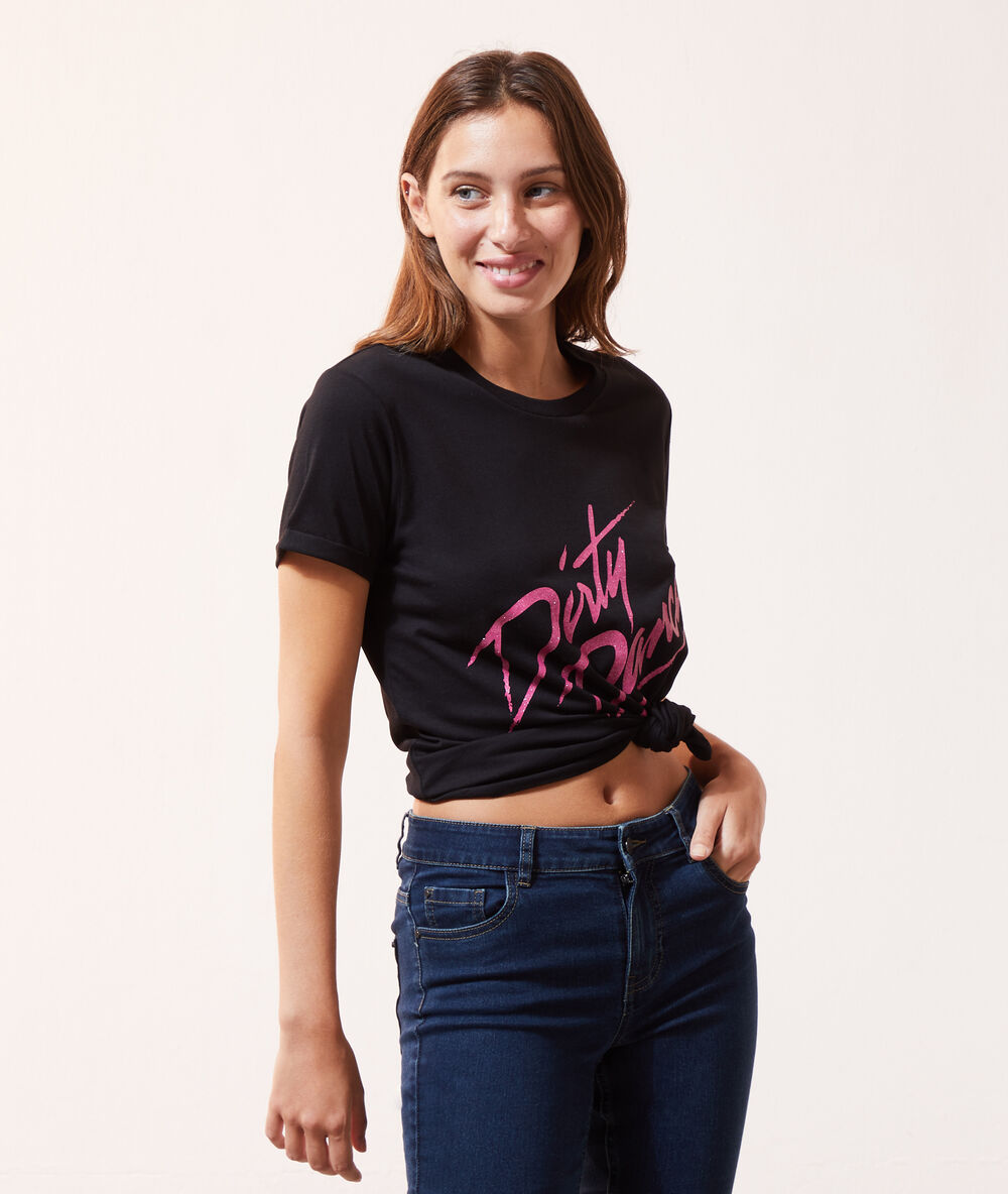 T-shirt "dirty dancing" noir.