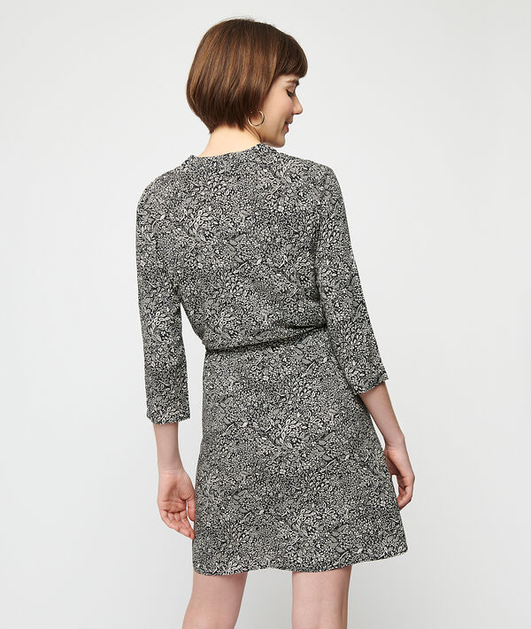 Robe smokée imprimé fleuri Robe smokée imprimé fleuri