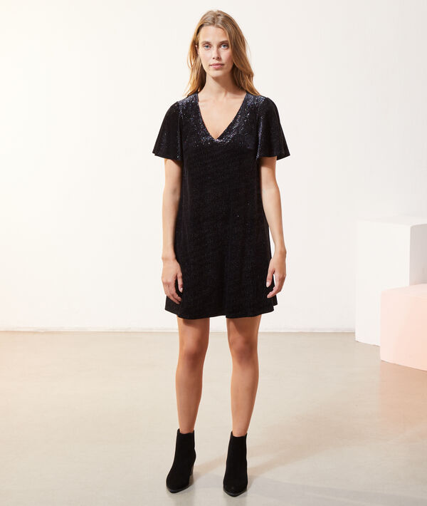 Robe droite pailletée Robe droite pailletée