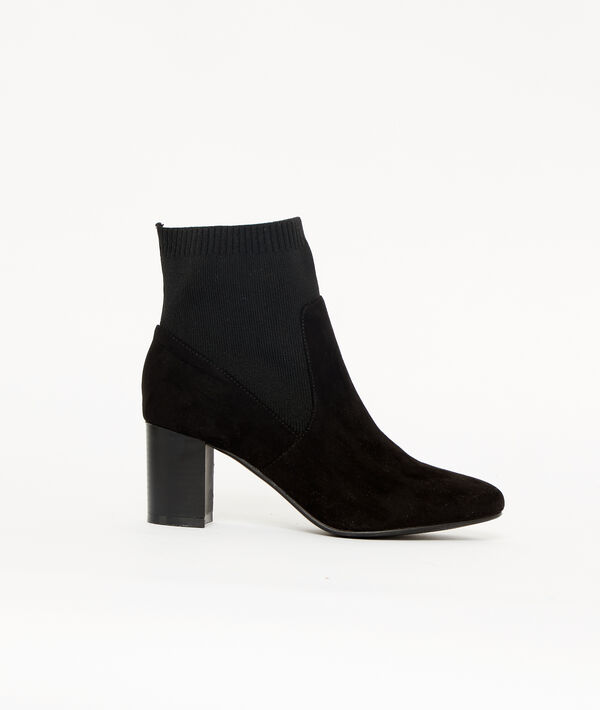 Bottines chaussettes à talons Bottines chaussettes à talons