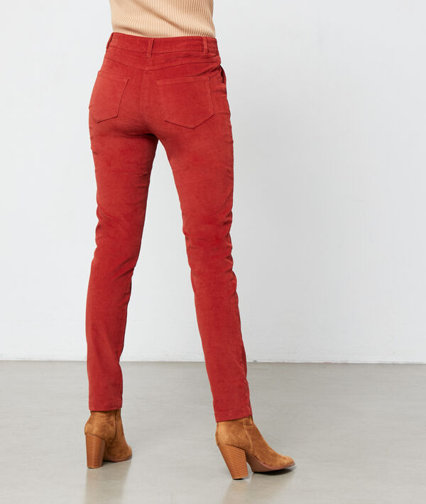 Pantalon slim en velours Pantalon slim en velours