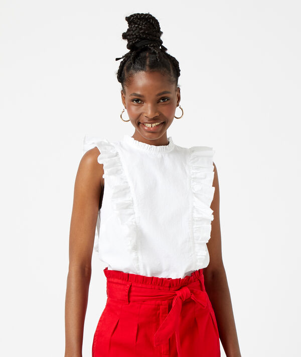 Blouse à volants Blouse à volants