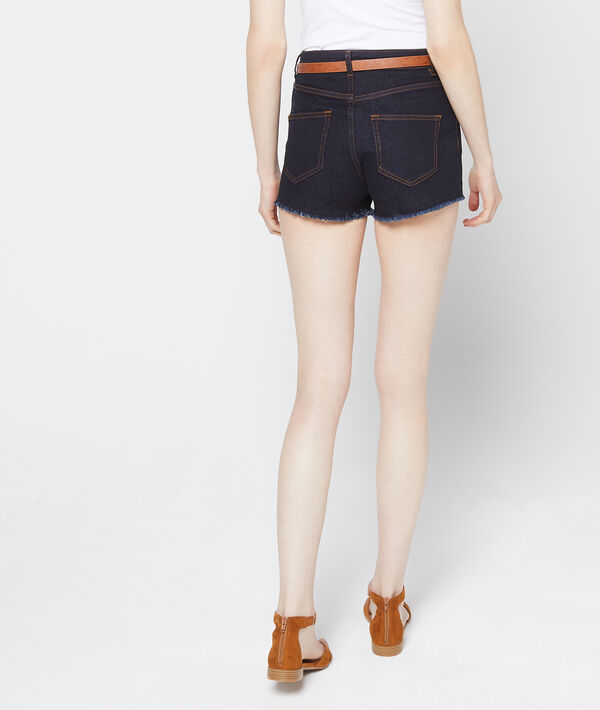 Short en jean ceinturé Short en jean ceinturé