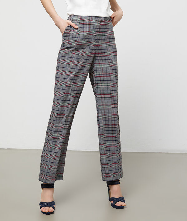 Pantalon large à carreaux Pantalon large à carreaux