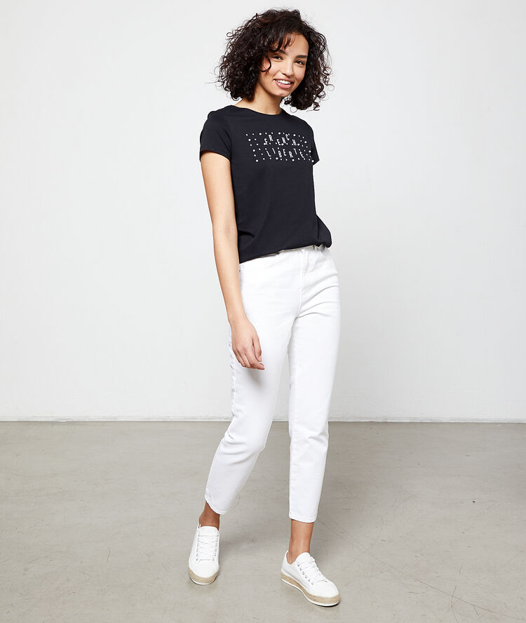 T-shirt "french liberté" noir.