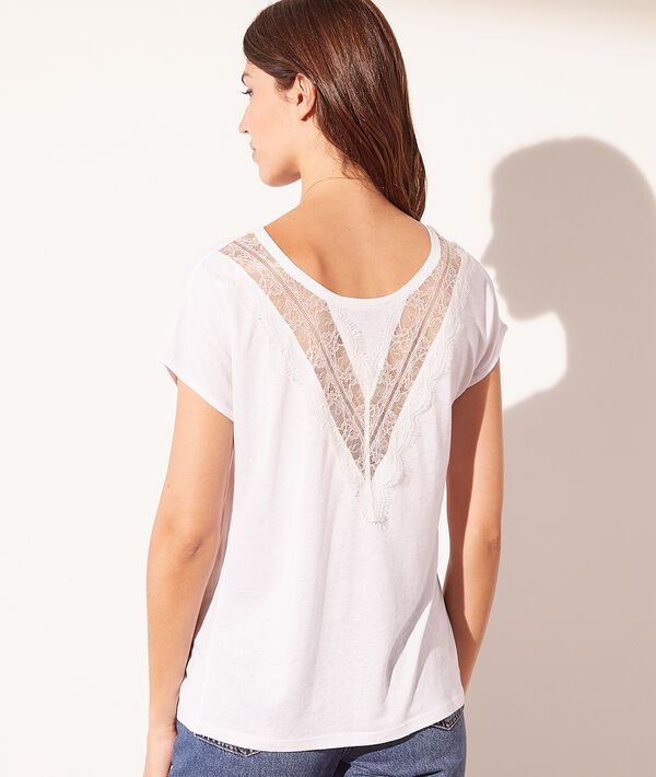 T-shirt détails dos dentelle T-shirt détails dos dentelle