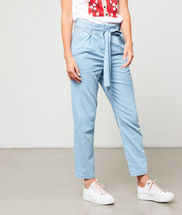 Jean carotte taille haute Jean carotte taille haute