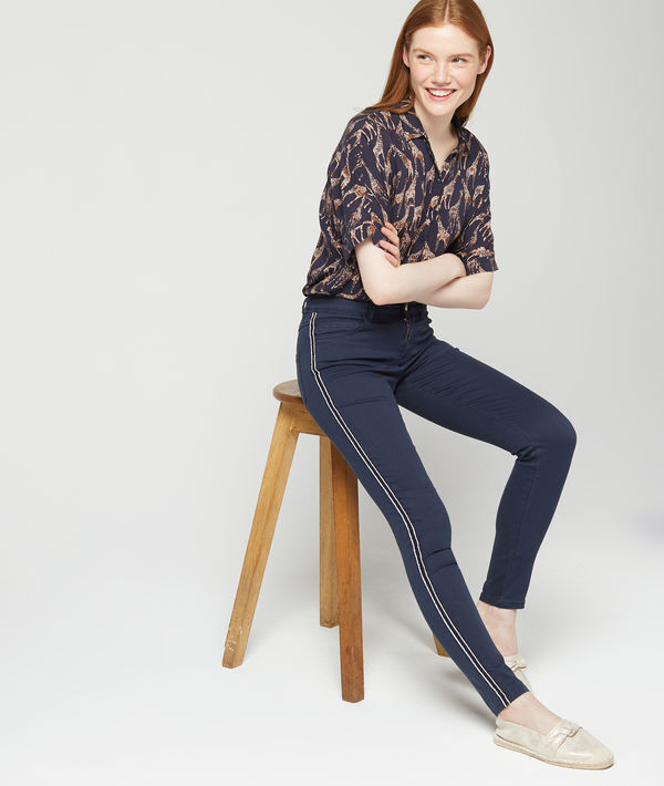 Pantalon skinny à bandes latérales Pantalon skinny à bandes latérales