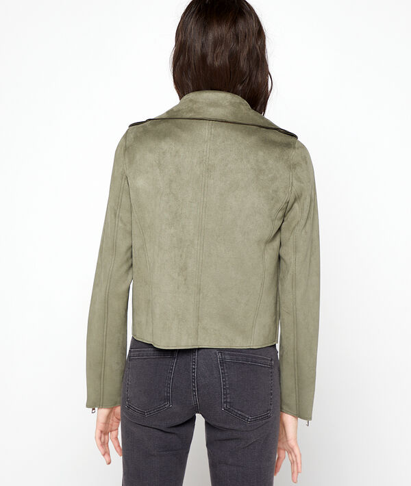 Veste de biker effet daim Veste de biker effet daim