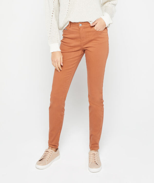 Pantalon slim en coton Pantalon slim en coton