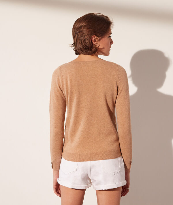 Pull col bateau en cachemire Pull col bateau en cachemire