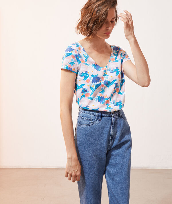 T-shirt imprimé fleuri T-shirt imprimé fleuri