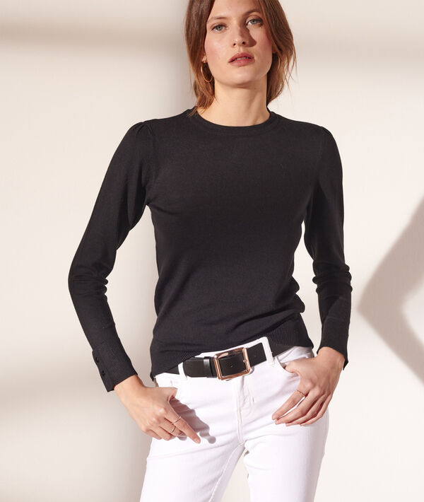 Pull col rond maille fine Pull col rond maille fine