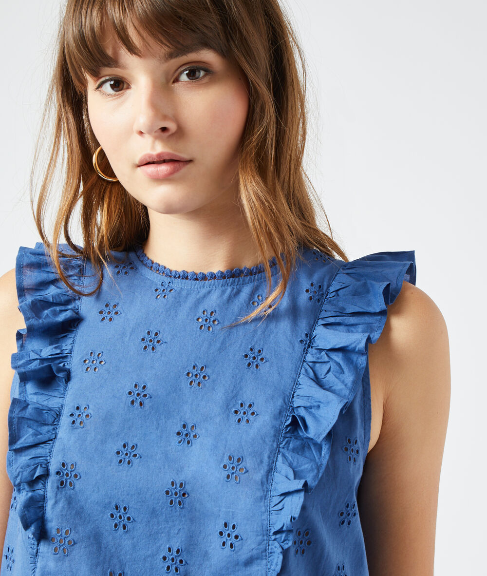 Blouse en guipure moonlight.