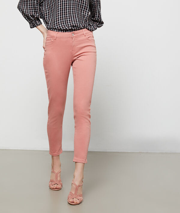 Pantalon slim court en coton Pantalon slim court en coton