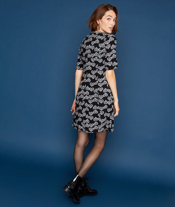 Robe à motifs cœur Robe à motifs cœur