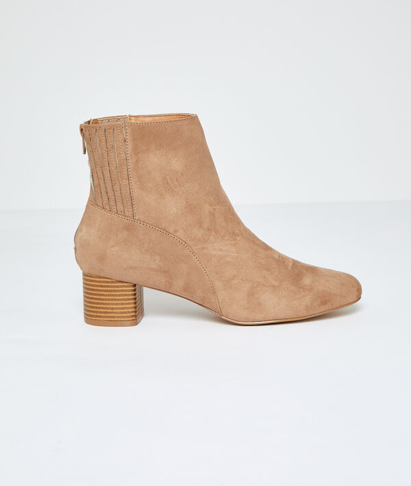 Bottines effet daim Bottines effet daim