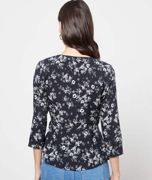 Blouse cache-coeur à nouer Blouse cache-coeur à nouer