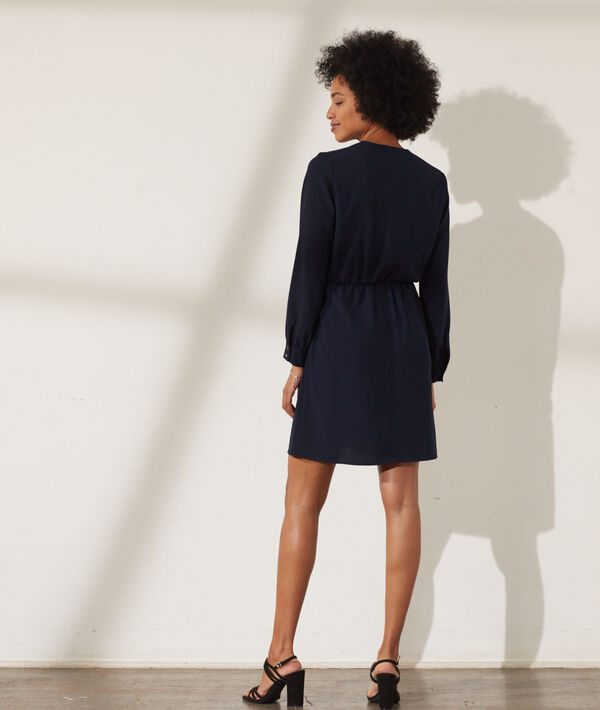 Robe courte cache-cœur Robe courte cache-cœur