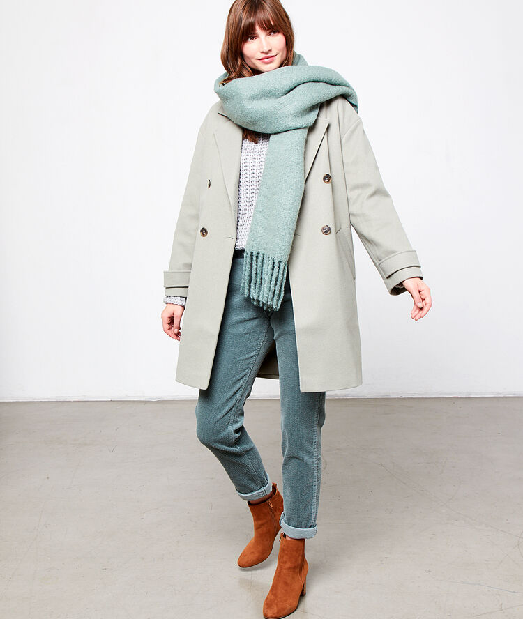 Manteau masculin sauge.
