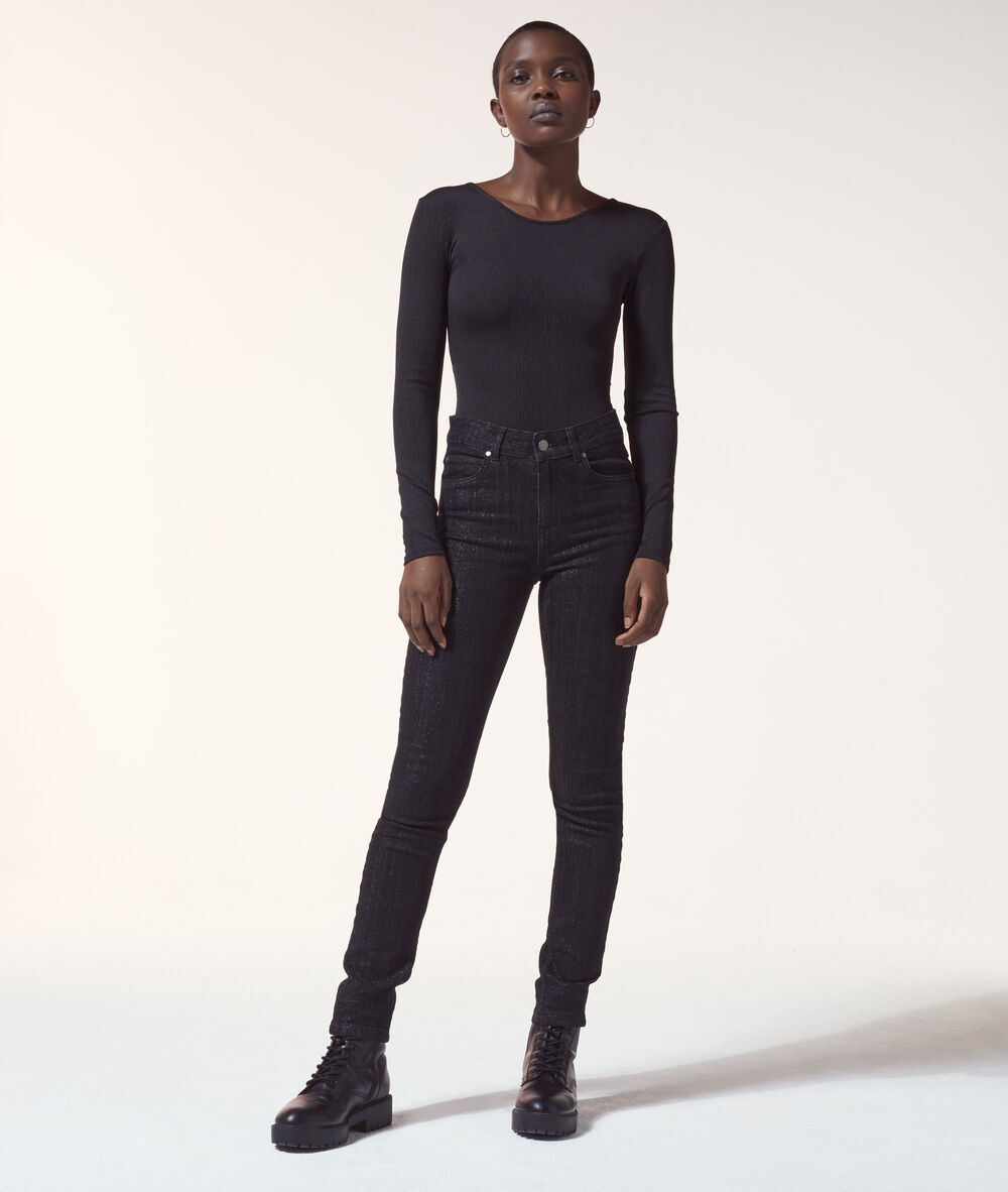 Body dos ouvert noir.