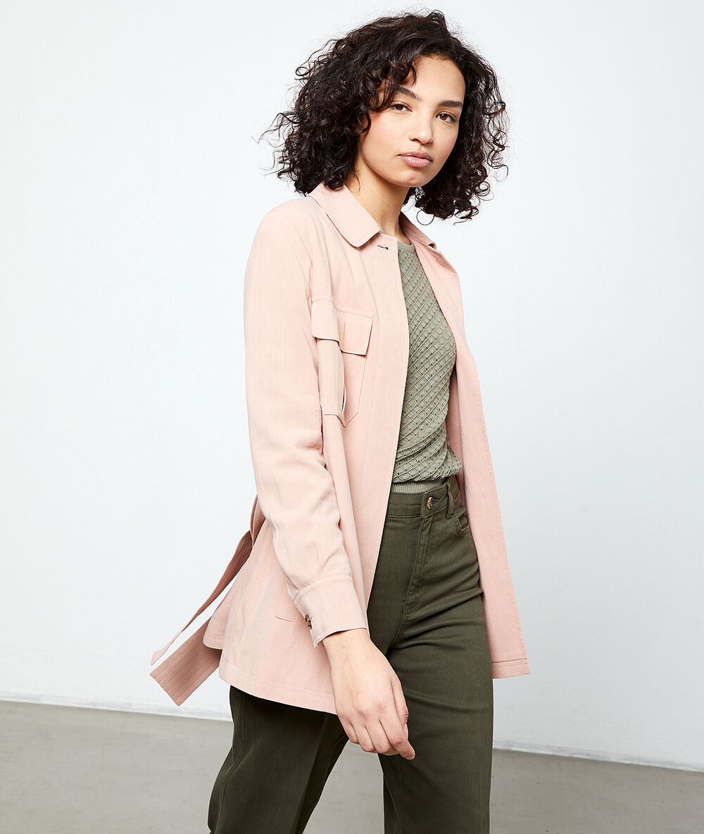 Trench court blush.