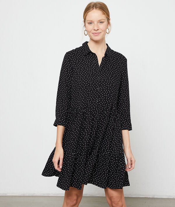Robe chemise à pois Robe chemise à pois